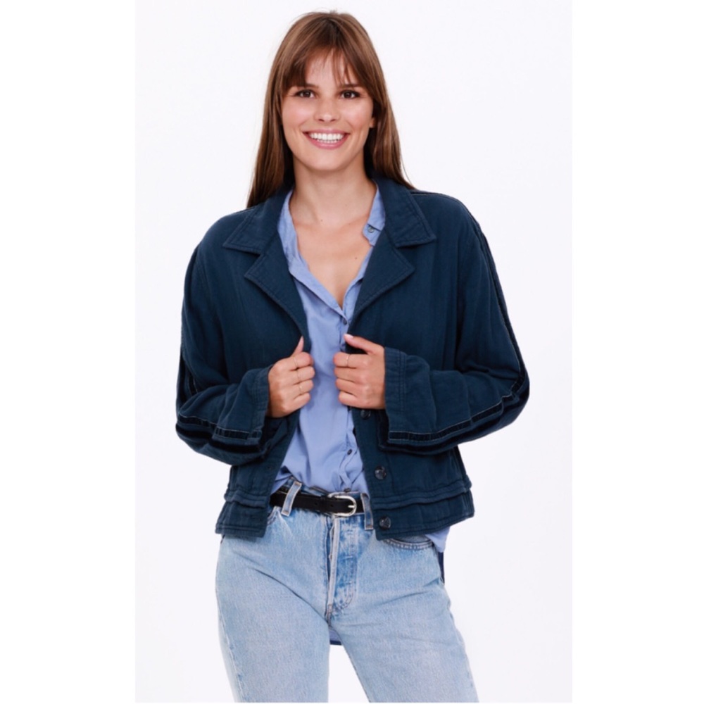 Xirena Becker Navy Blue Jacket XS